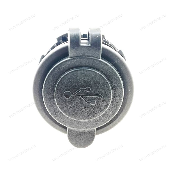 Гнездо USB, вход 12/24V, выход 5V 2.1 и 1А SF50782-1