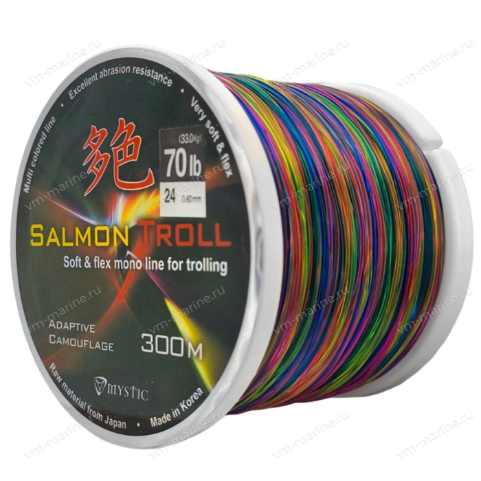 Комплект-удилище троллинговое MYSTIC Medium Trolling 8H 2,4м/катушка/леска (MMT8H/MA-45DX)