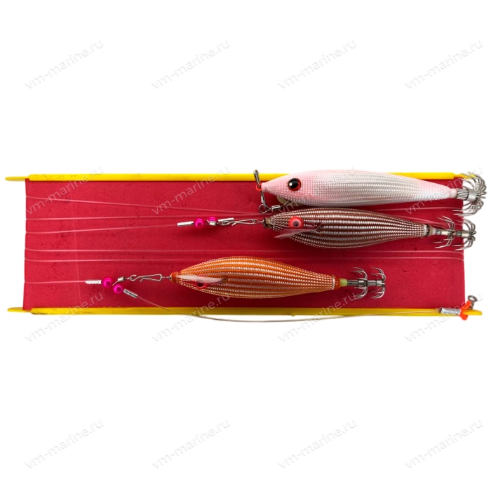 Оснастка на кальмара DTD Mix Color GLAVOC 5 кальмарниц 3,0м