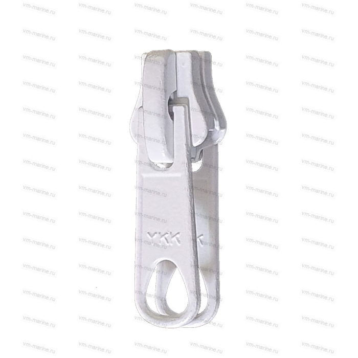 Собачка №8 белая двойная YKK8VFWDPM