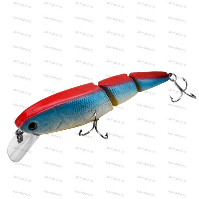 Воблер трёхсоставной SF Fishing Lure HLA14 130мм/22гр red/blue/white (SF-HLA14)