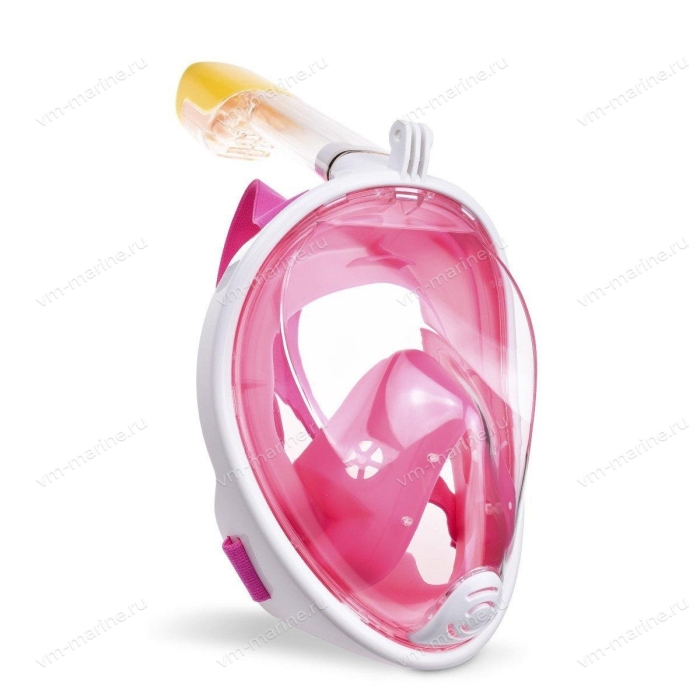 Маска с трубкой FREE BREATH, розовая, размер L-XL SF70584-2P