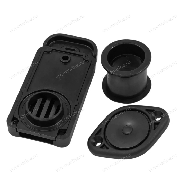 Клапан сливной шиберный (35 мм), цвет чёрный 100-124