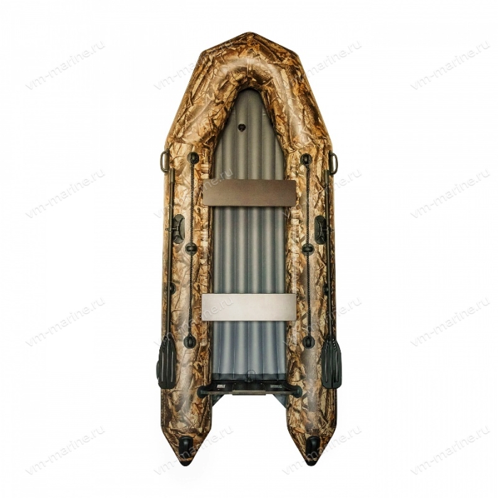 Лодка надувная моторная LEADER ТУНДРА-325 с НДНД камуфляж
