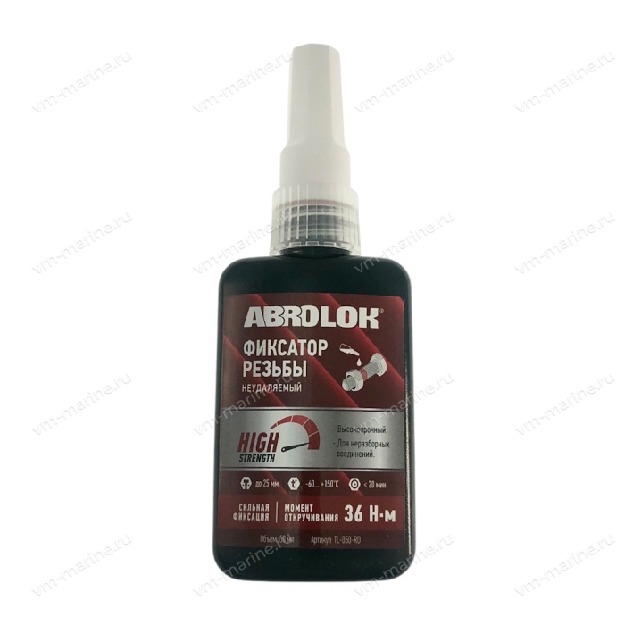 Фиксатор резьбы красный (неудаляемый) 50 мл ABRO MASTERS TL-050-RD