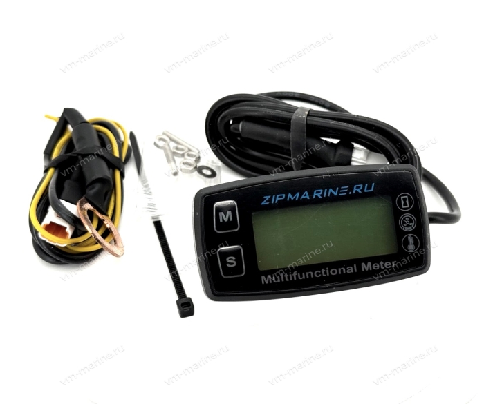 Тахометр универсальный с датчиком температуры