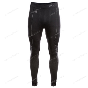 Термобелье мужское CKX - брюки, черный/серый, XL