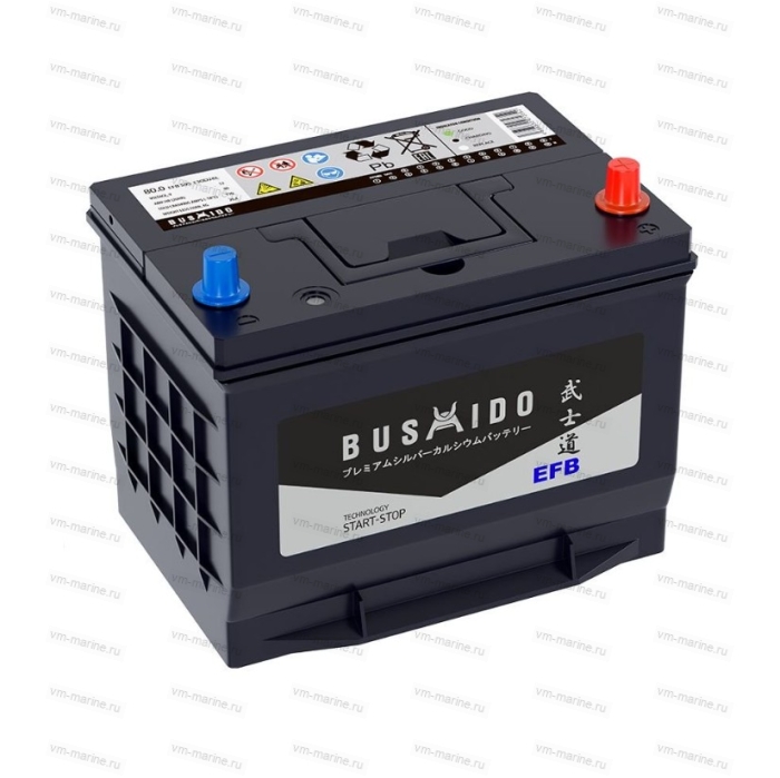 Аккумулятор BUSHIDO EFB 80 обр (130D26L, CA) 0129314