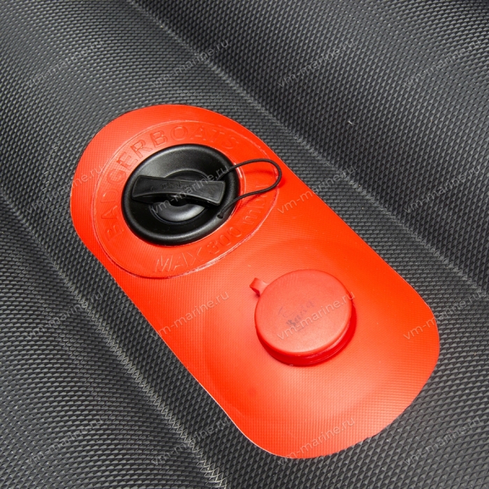 Лодка надувная моторная BADGER AIR LINE ARL390-BLACK/RED с НДНД 3,9м