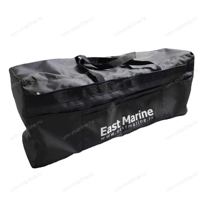 Накладка на банку мягкая с сумкой, 107 см. цвет черный