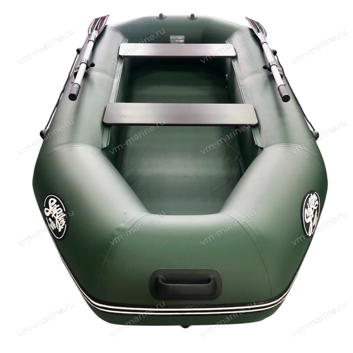 Лодка ПВХ &quot;Агул-255&quot; гребная 2-местная (зеленая)