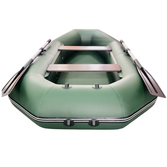 Лодка ПВХ "Агул-255" гребная 2-местная (зеленая)