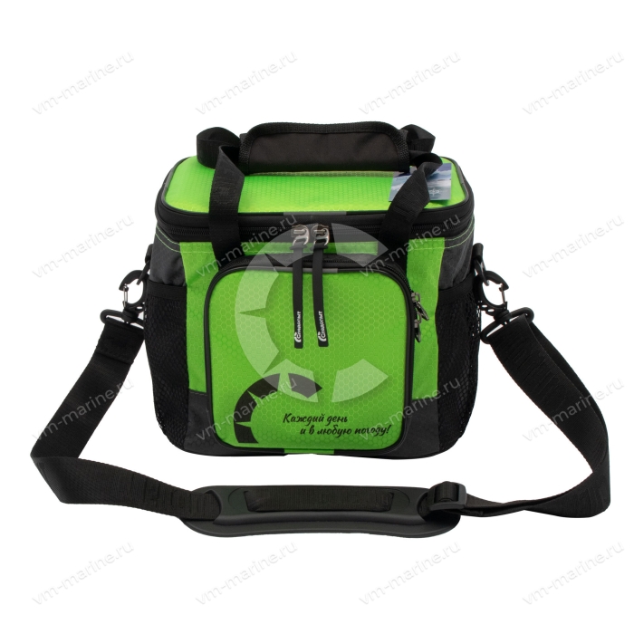 Сумка изотермическая "СЛЕДОПЫТ - Green Line Pro", 13 л, цв. зеленый/3/