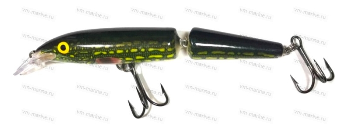 Воблер RAPALA Jointed J11/PK заглубление 0,9 - 4,2м