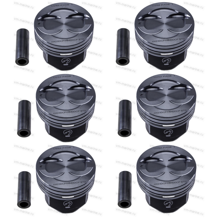 Поршни, комплект, GM 4,3L, стд.