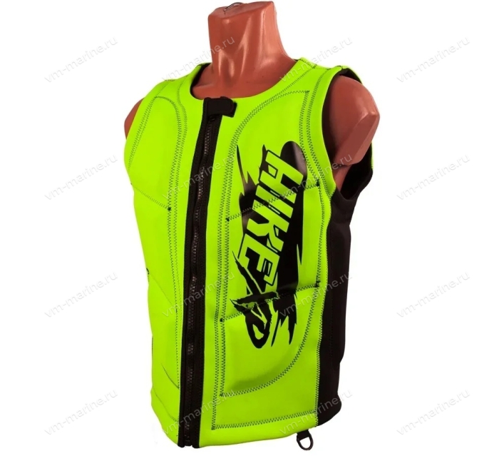 Водный спортивный жилет hikeXp Anti shock Green-black neopren, размер XL 101GB-510XL