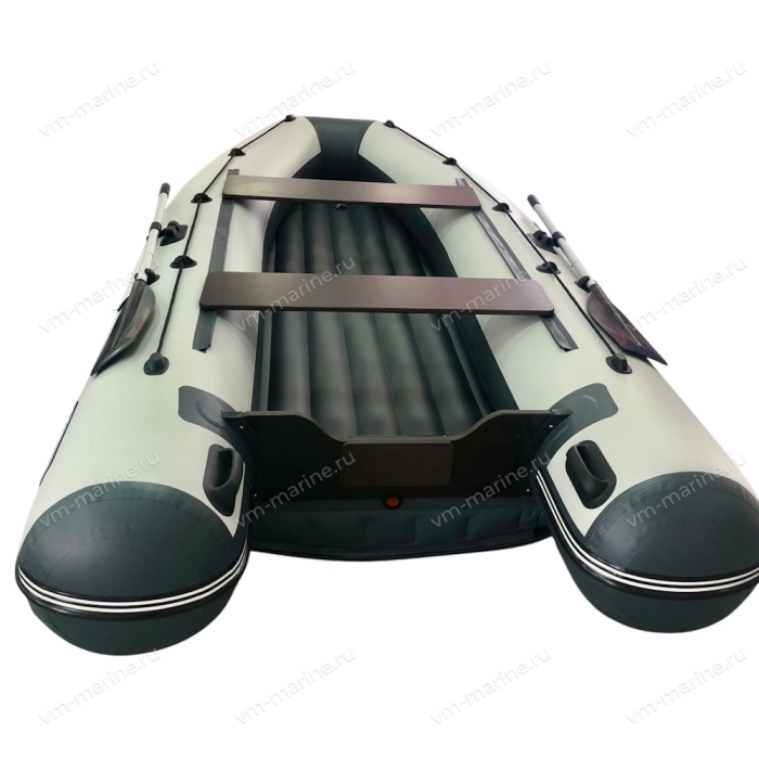 Лодка ПВХ "Хатанга PRO-360" НДНД (серая-двухцветная)