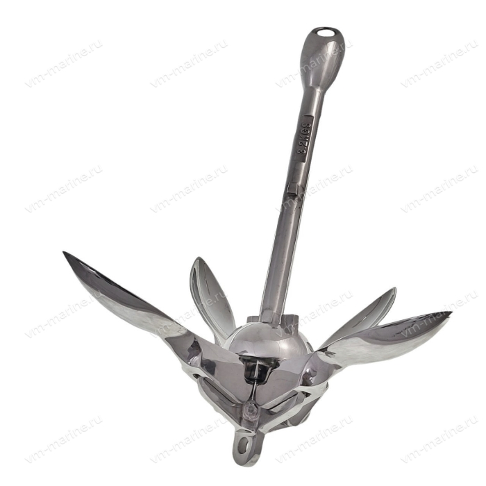 Якорь раскладной, кошка, 3.2 кг, нерж. сталь SF30825-3.2